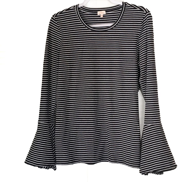 Pixley Tops - Pixley striped top with bell sleeves size L